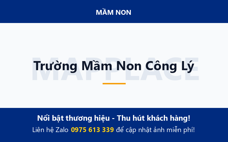 Trường Mầm Non Công Lý