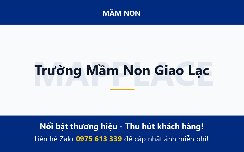 Trường Mầm Non Giao Lạc