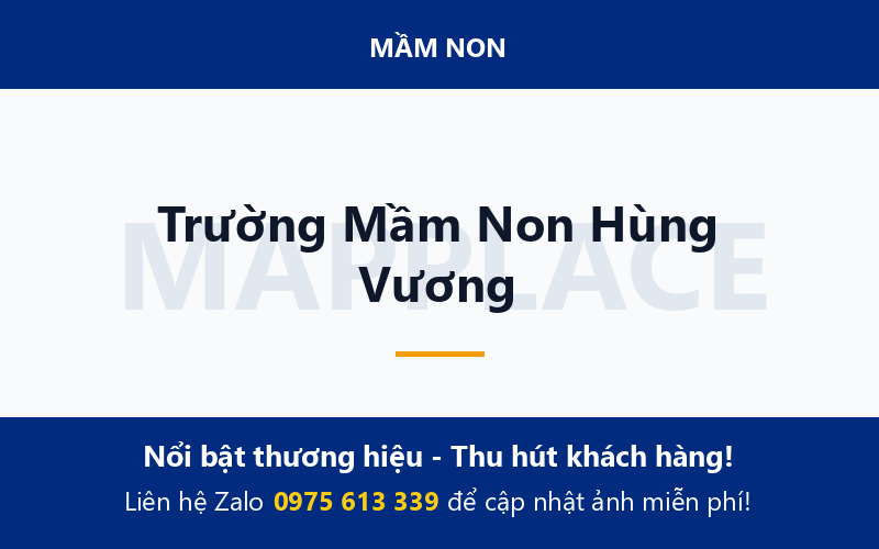 Trường Mầm Non Hùng Vương