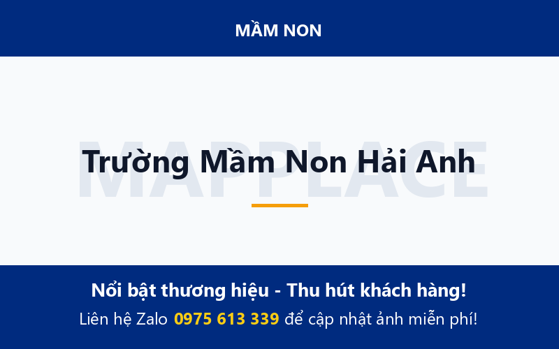 Trường Mầm Non Hải Anh