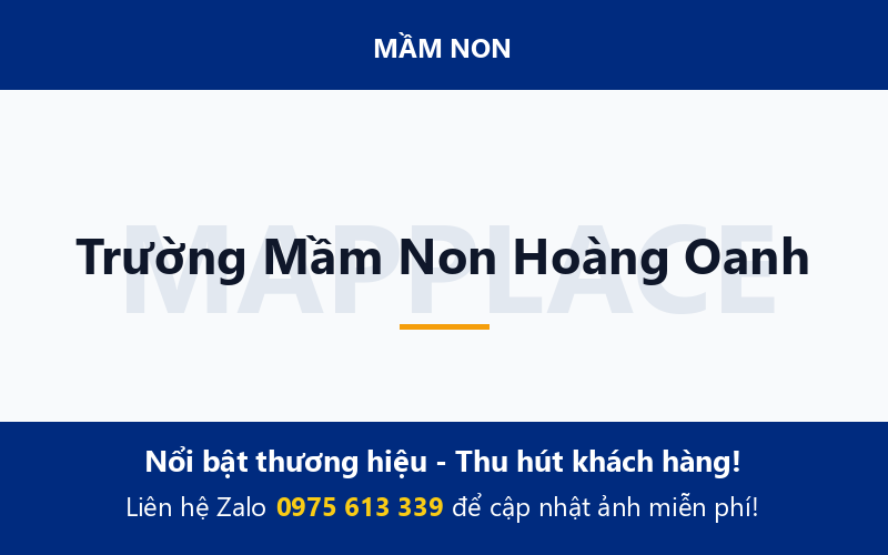 Trường Mầm Non Hoàng Oanh