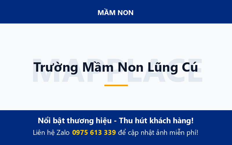 Trường Mầm Non Lũng Cú