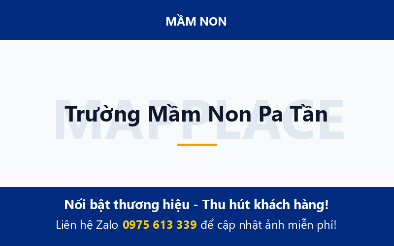 Trường Mầm Non Pa Tần