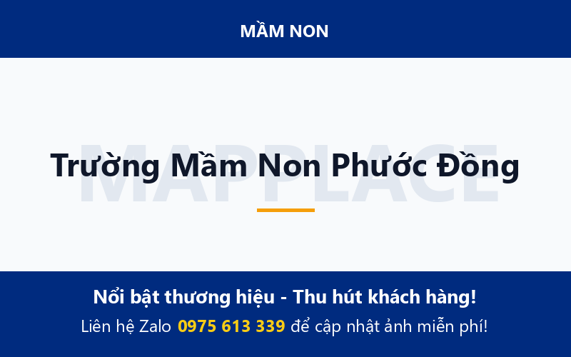 Trường Mầm Non Phước Đồng