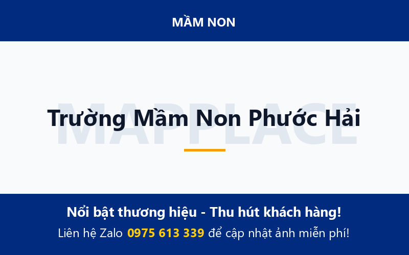 Trường Mầm Non Phước Hải