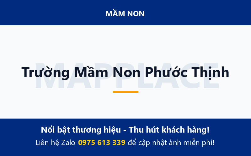 Trường Mầm Non Phước Thịnh