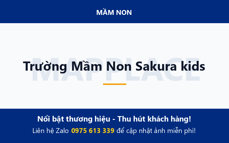 Trường Mầm Non Sakura kids