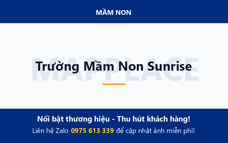 Trường Mầm Non Sunrise
