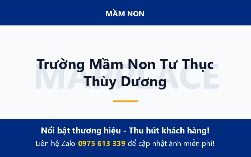 Trường Mầm Non Tư Thục Thùy Dương