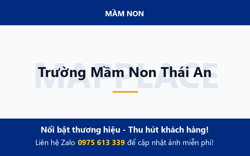 Trường Mầm Non Thái An