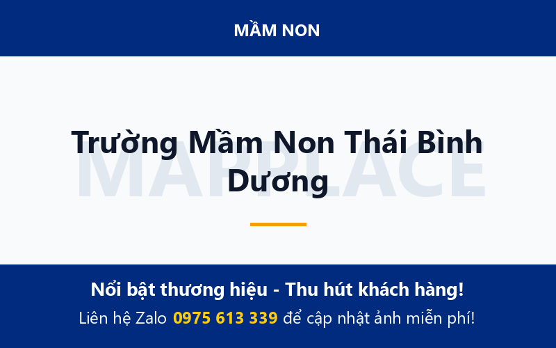 Trường Mầm Non Thái Bình Dương