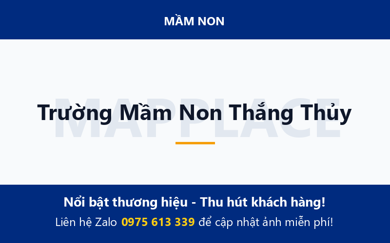 Trường Mầm Non Thắng Thủy