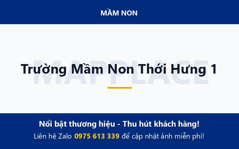 Trường Mầm Non Thới Hưng 1