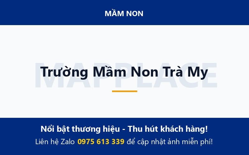 Trường Mầm Non Trà My