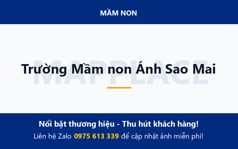 Trường Mầm non Ánh Sao Mai