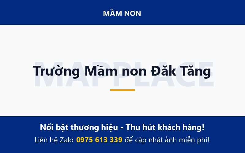 Trường Mầm non Đăk Tăng