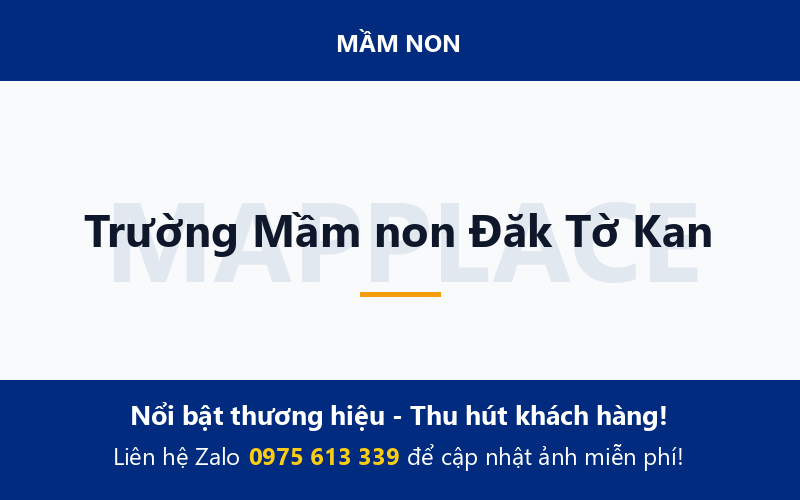 Trường Mầm non Đăk Tờ Kan