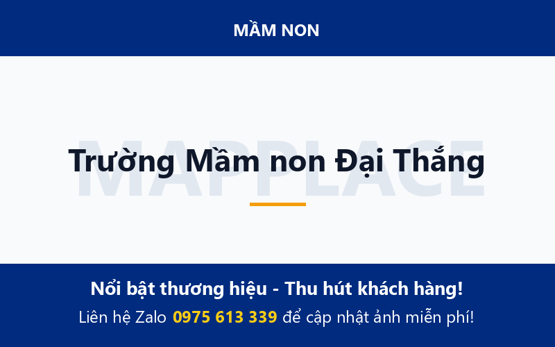 Trường Mầm non Đại Thắng