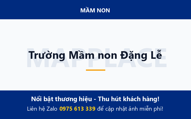 Trường Mầm non Đặng Lễ