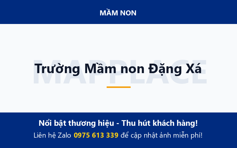 Trường Mầm non Đặng Xá
