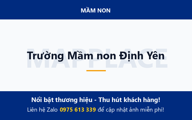 Trường Mầm non Định Yên