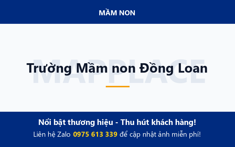 Trường Mầm non Đồng Loan