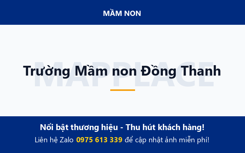 Trường Mầm non Đồng Thanh