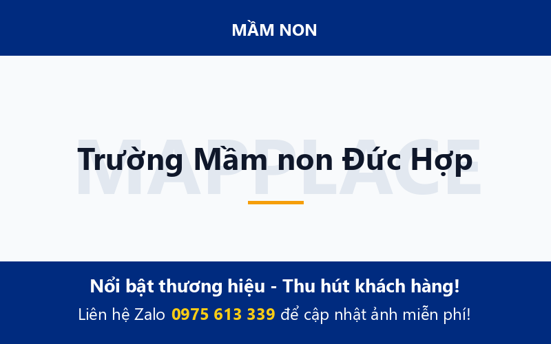 Trường Mầm non Đức Hợp