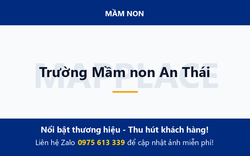 Trường Mầm non An Thái