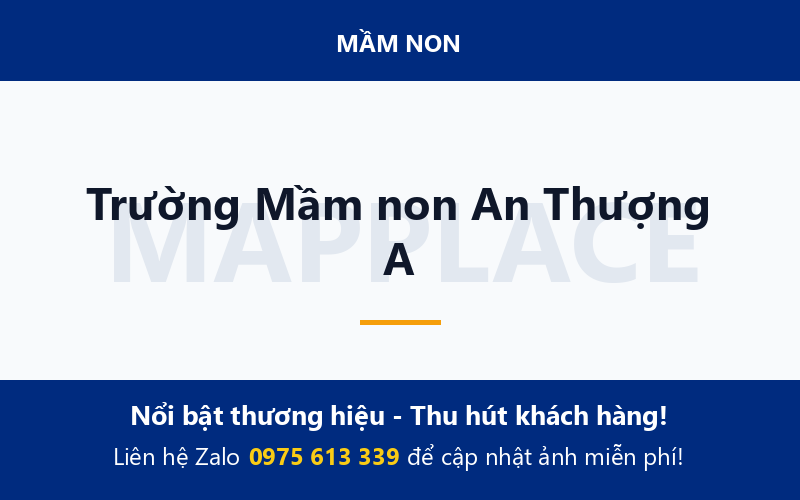 Trường Mầm non An Thượng A