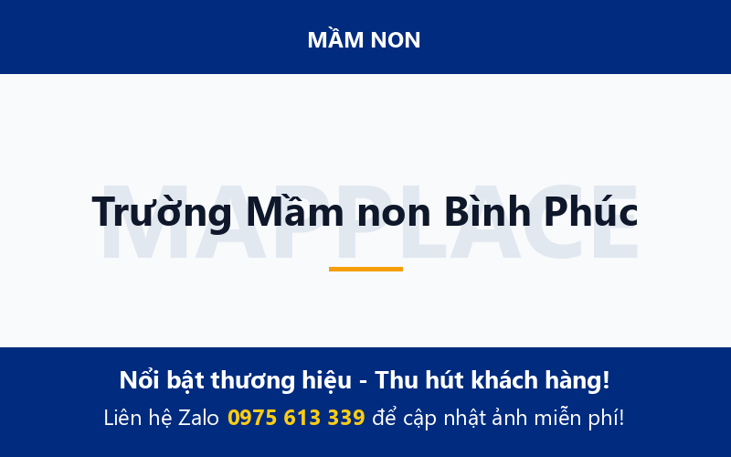 Trường Mầm non Bình Phúc