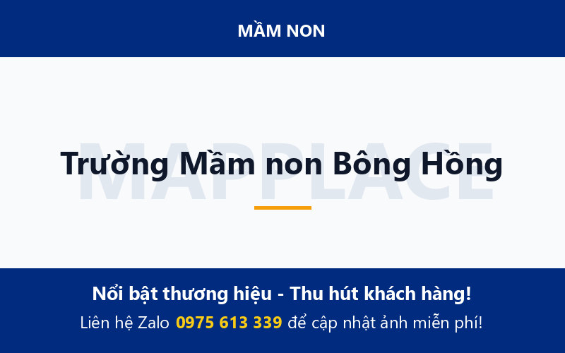 Trường Mầm non Bông Hồng