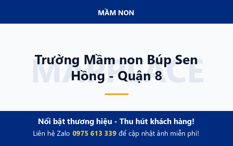 Trường Mầm non Búp Sen Hồng - Quận 8
