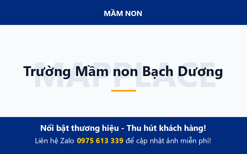 Trường Mầm non Bạch Dương