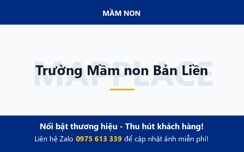 Trường Mầm non Bản Liền