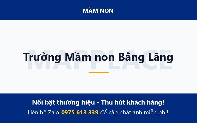 Trường Mầm non Bằng Lăng
