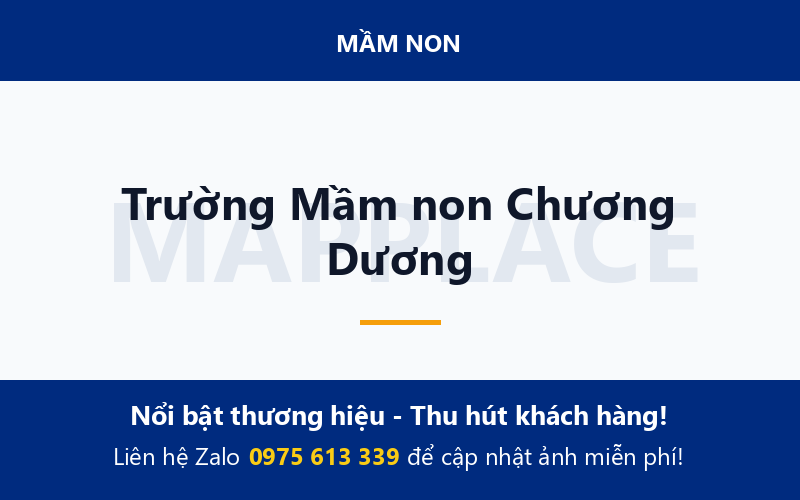 Trường Mầm non Chương Dương