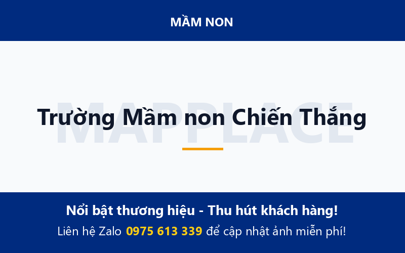 Trường Mầm non Chiến Thắng