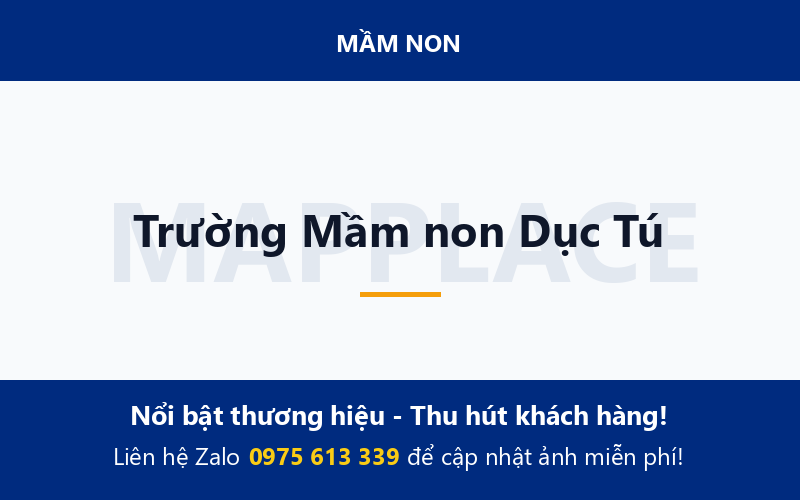 Trường Mầm non Dục Tú