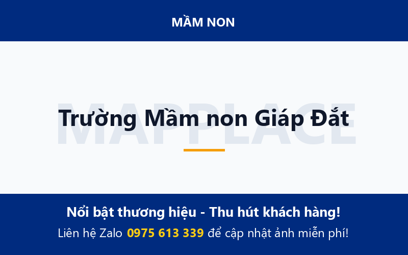 Trường Mầm non Giáp Đắt
