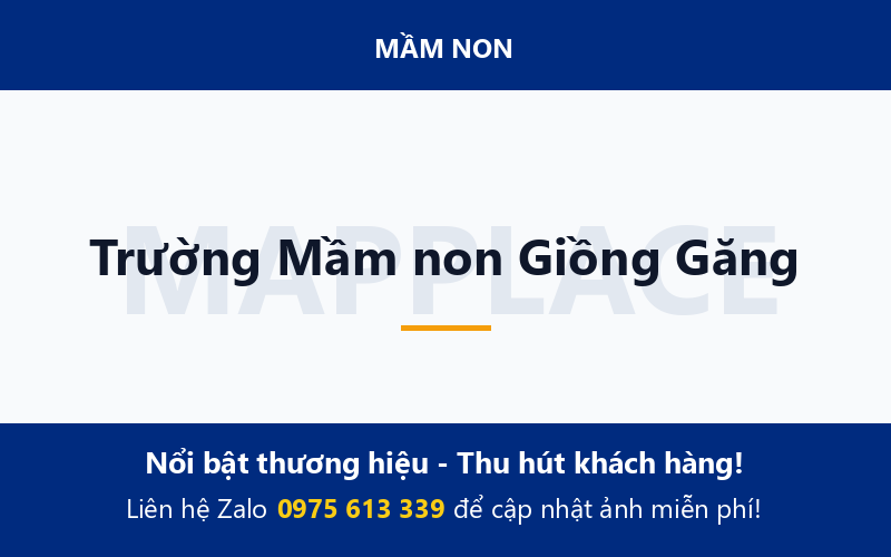 Trường Mầm non Giồng Găng