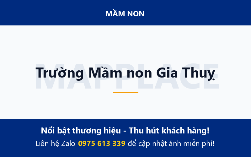 Trường Mầm non Gia Thuỵ