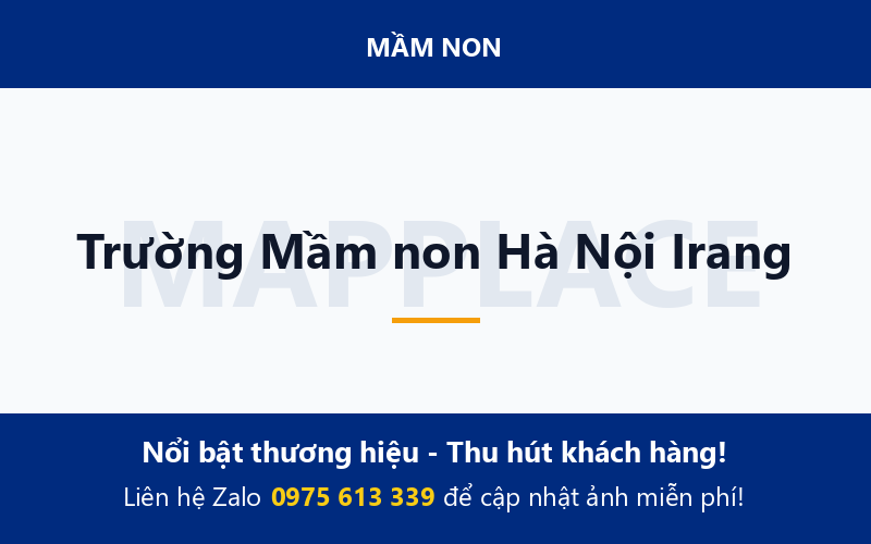 Trường Mầm non Hà Nội Irang