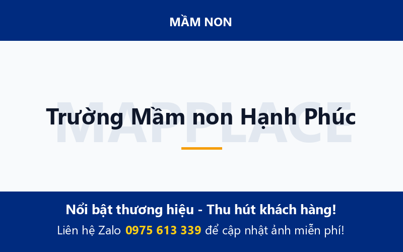Trường Mầm non Hạnh Phúc