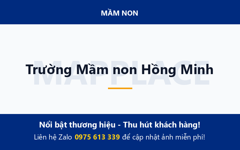 Trường Mầm non Hồng Minh