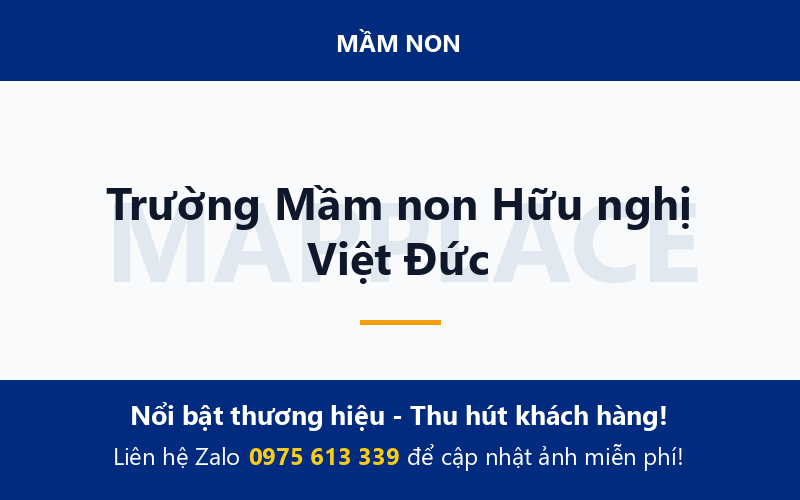Trường Mầm non Hữu nghị Việt Đức
