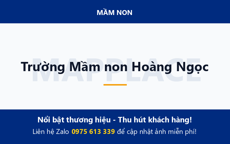 Trường Mầm non Hoàng Ngọc