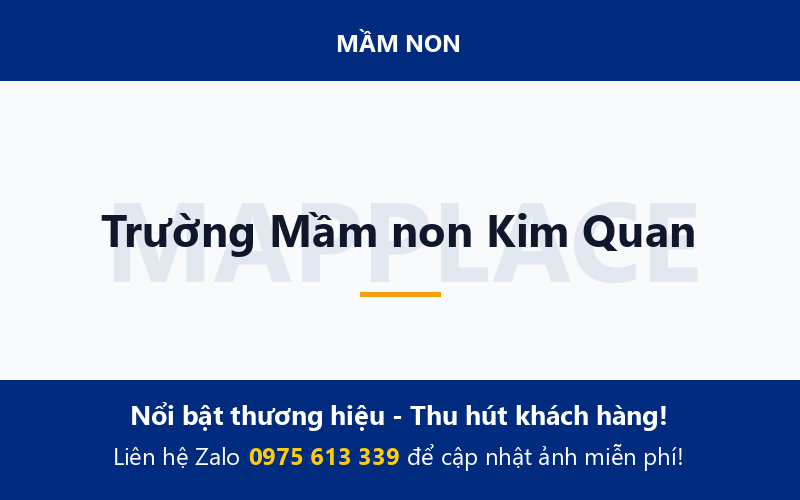 Trường Mầm non Kim Quan