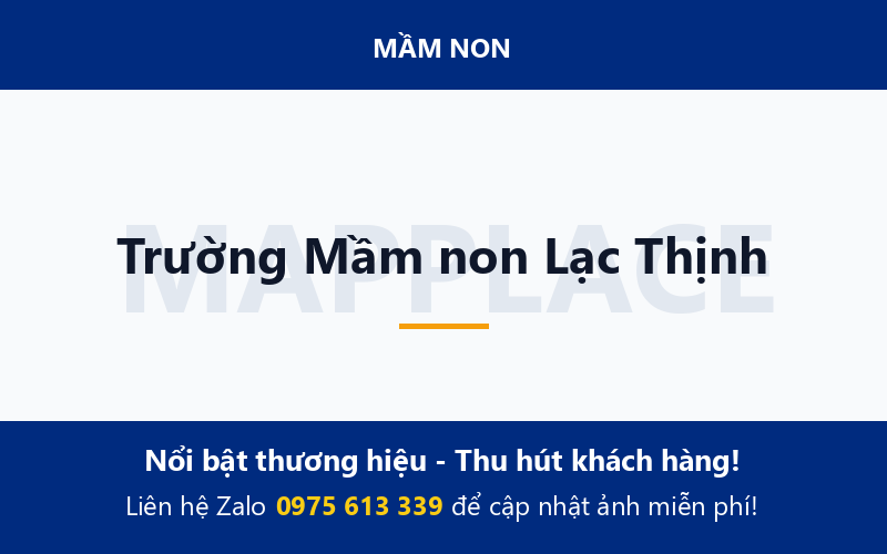 Trường Mầm non Lạc Thịnh
