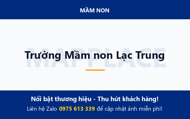 Trường Mầm non Lạc Trung